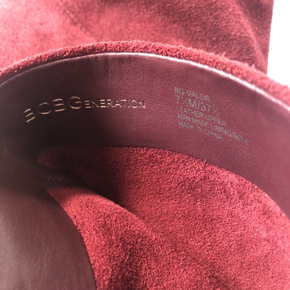 NEW!! BCBGeneration Valor Stiletto Boot, Cognac Suede 7.5 - Picture 6 of 6